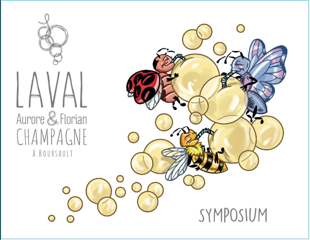 Michel Laval Symposium Champagne label